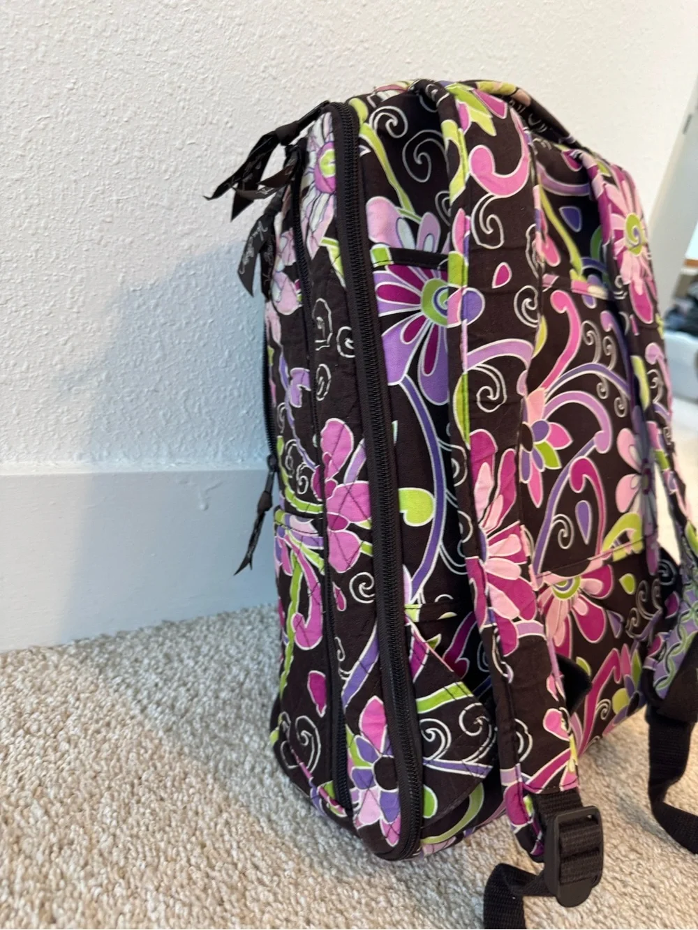Vera Bradley Discontinued Purple Punch Back to School Set